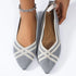 'Coraline' Mesh Slip On Flats - Celes Fashion